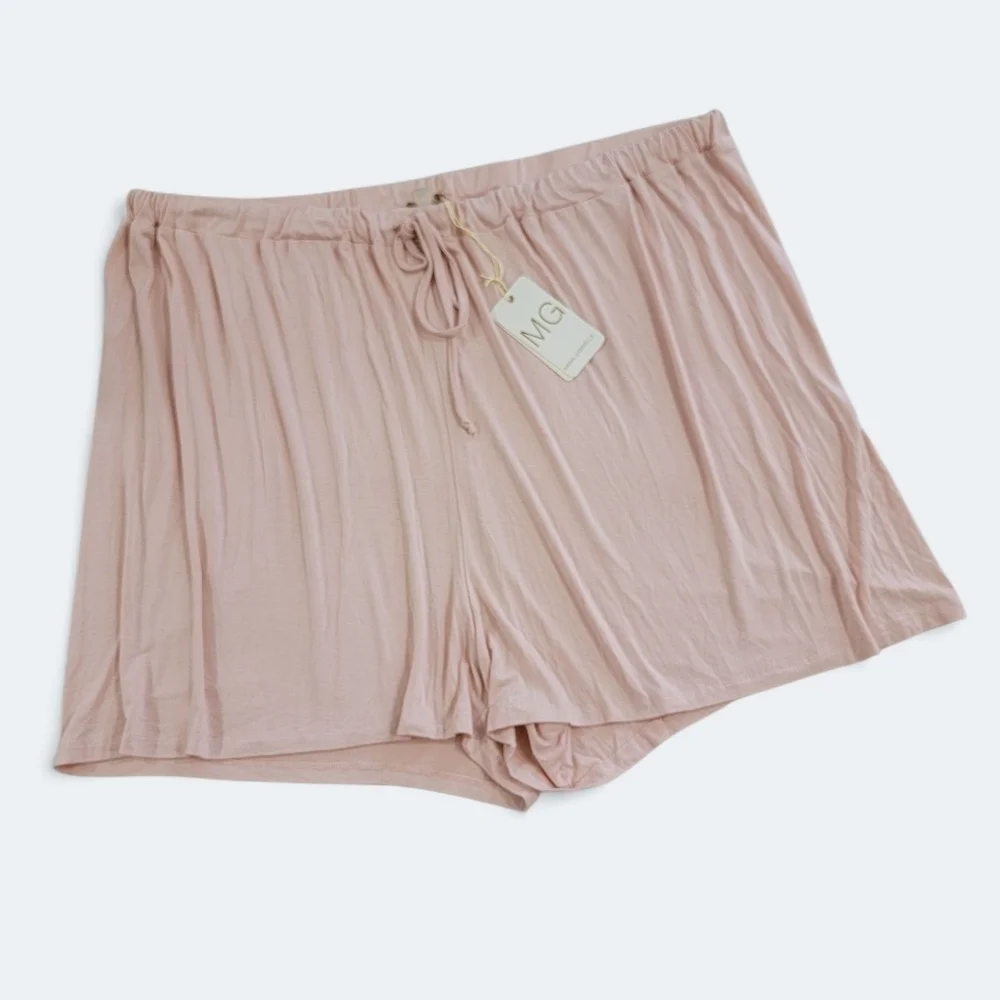 NEW Maria Gabrielle Women's Pink Sleep Shorts Size 3X Nightwear